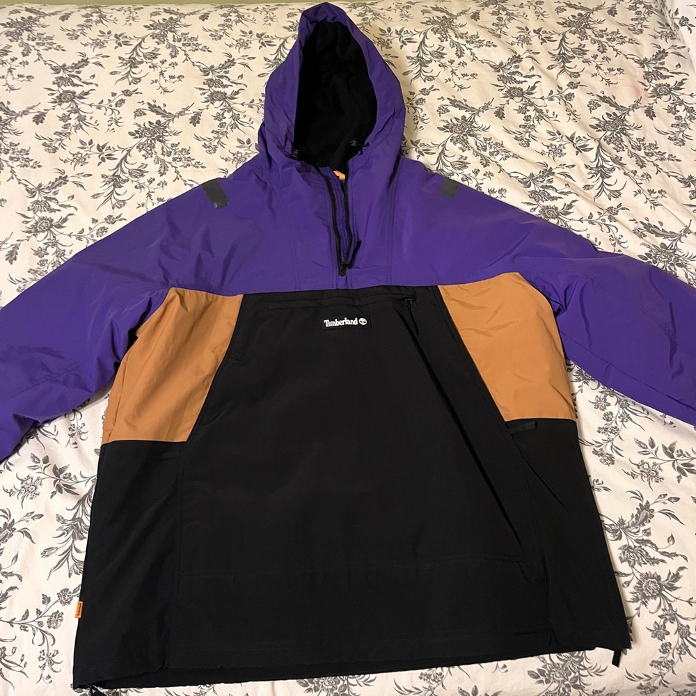 Timberland Outdoor Archive Rainwear jacket hooded pullover xxl men’s